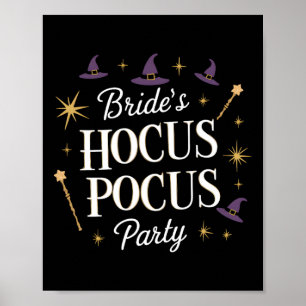 Poster Chelorette Halloween du parti Hocus Pocus de la ma