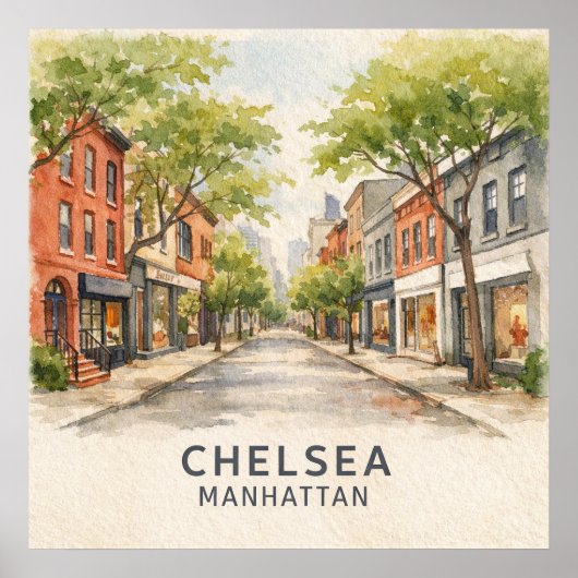 Poster Chelsea Manhattan (Devant)