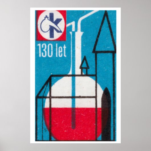 Poster Chemical Engineering - Matchbox Print - Aesthetic (Devant)
