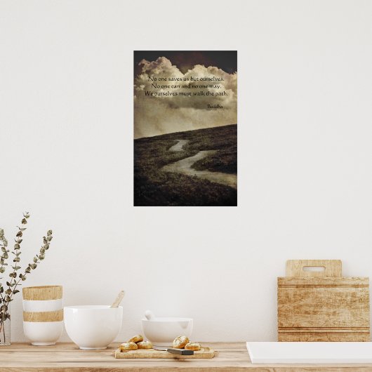 Poster Chemin Bouddha (Cuisine)