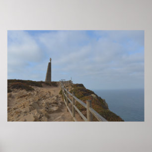 Poster Chemin dans la brume. Cap Roca