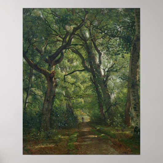Poster Chemin dans la forêt, 1864 (Devant)