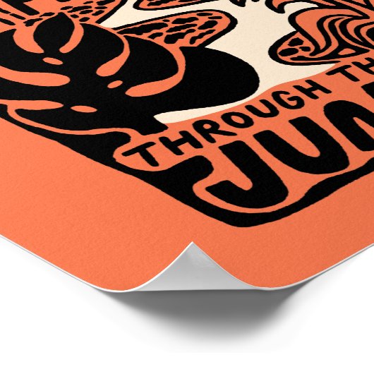 Poster Chemin dans la Jungle (Coin)