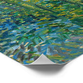 Poster Chemin dans les Bois, 1887 par Vincent van Gogh (Coin)