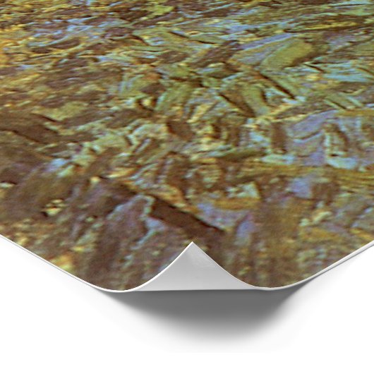 Poster Chemin dans les Bois par Vincent van Gogh, Art Vin (Coin)