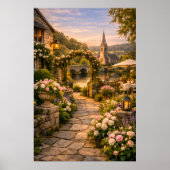 Poster Chemin de Campagne (Devant)