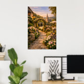 Poster Chemin de Campagne (Bureau à domicile)