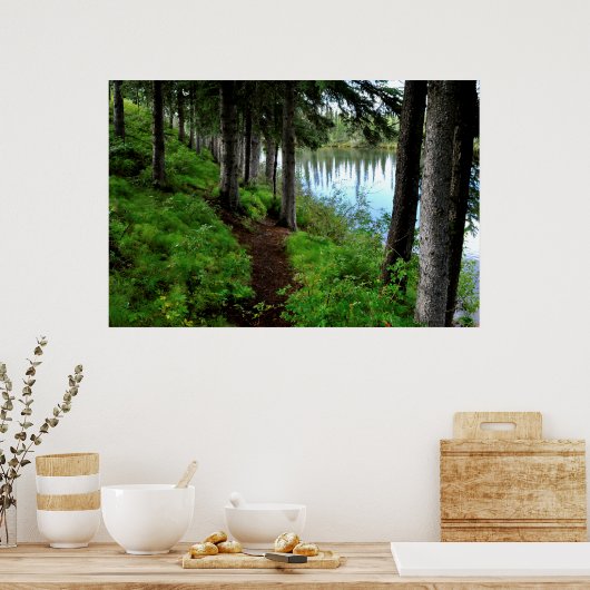 Poster Chemin de Clearwater River (Cuisine)
