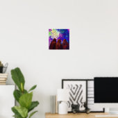 Poster Chemin de Croix : Jésus parle aux femmes (Bureau à domicile)