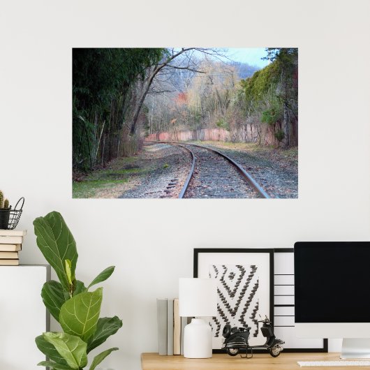 Poster Chemin de fer (Bureau à domicile)