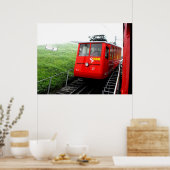 Poster Chemin de fer à cog du Mont Pilatus en Suisse (Cuisine)
