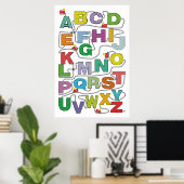 Poster Chemin de fer Alphabet Maze Puzzles (Bureau à domicile)