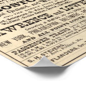 Poster Chemin de fer Boston et Maine (Coin)