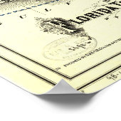 Poster Chemin de fer central et péninsulaire de Floride (Coin)