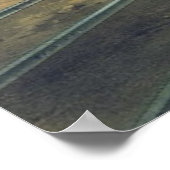 Poster Chemin de fer central Illinois 1882 (Coin)