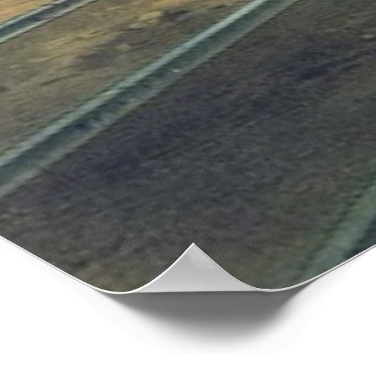 Poster Chemin de fer central Illinois 1882 (Coin)