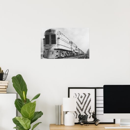 Poster Chemin de fer Chesapeake & Ohio "500" (Bureau à domicile)