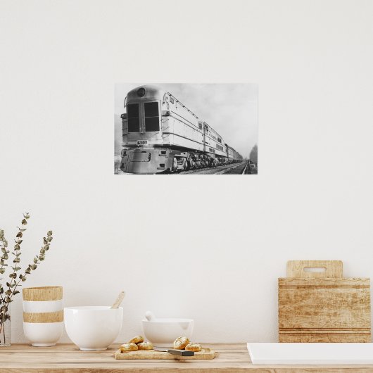 Poster Chemin de fer Chesapeake & Ohio "500" (Cuisine)