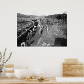 Poster Chemin de fer de la guerre civile à Clifton, Virgi (Cuisine)