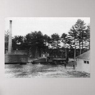 Poster Chemin de fer de la Pologne