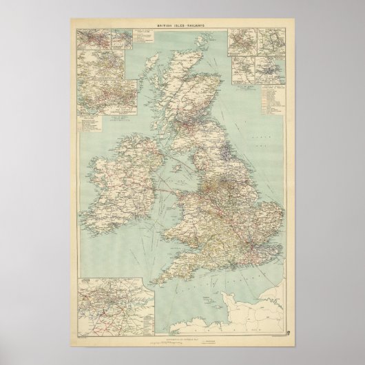 Poster Chemin de fer des îles britanniques (Devant)