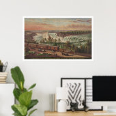 Poster Chemin de fer du Canada Sud à Niagara Falls (Bureau à domicile)