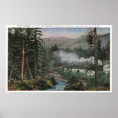 Poster Chemin de fer du Pacifique Sud (Devant)