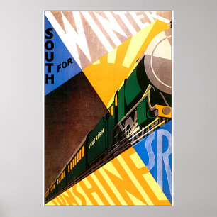 Poster Chemin de fer du sud
