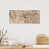 Poster Chemin de fer Erie et connexions (Cuisine)