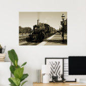 Poster Chemin de fer historique (Bureau à domicile)