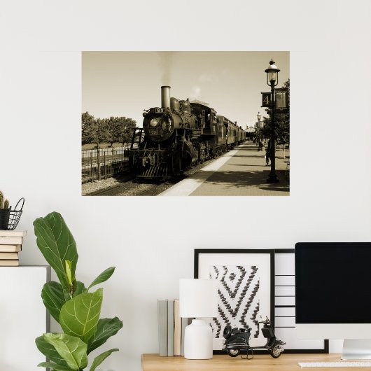 Poster Chemin de fer historique (Bureau à domicile)