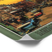 Poster Chemin de fer Lancashire et Yorkshire Southport (Coin)