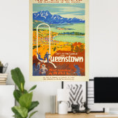 Poster Chemin de fer néo-zélandais (Bureau à domicile)