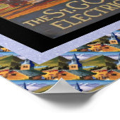 Poster Chemin de fer suisse vintage (Coin)