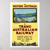 Poster Chemin de fer transaustralien (Devant)