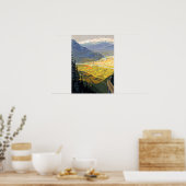 Poster Chemin de fer vintage Grenoble France (Cuisine)