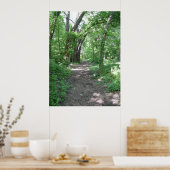 Poster Chemin de la forêt (Cuisine)