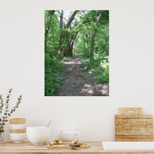 Poster Chemin de la forêt (Cuisine)