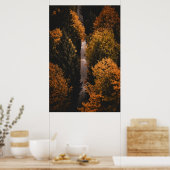 Poster Chemin de la forêt d'automne (Cuisine)