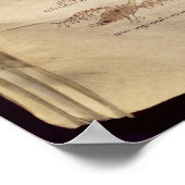 Poster Chemin de la lune à travers les constellations (Coin)