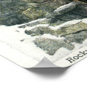 Poster Chemin de la rivière Fall Ridge Museum Bldg (Coin)