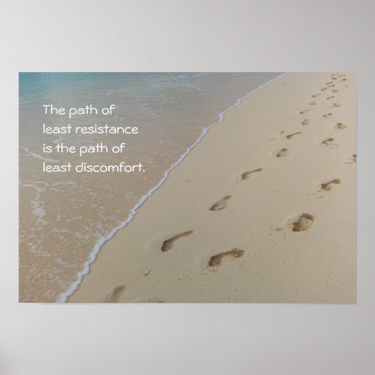 Poster Chemin de l'affiche de la moindre résistance (Devant)