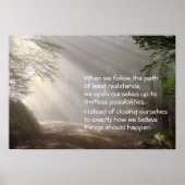 Poster Chemin de l'affiche de la moindre résistance (Devant)