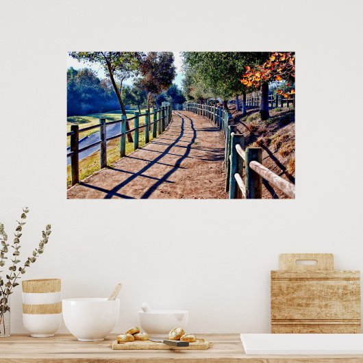 Poster Chemin de marche (Cuisine)