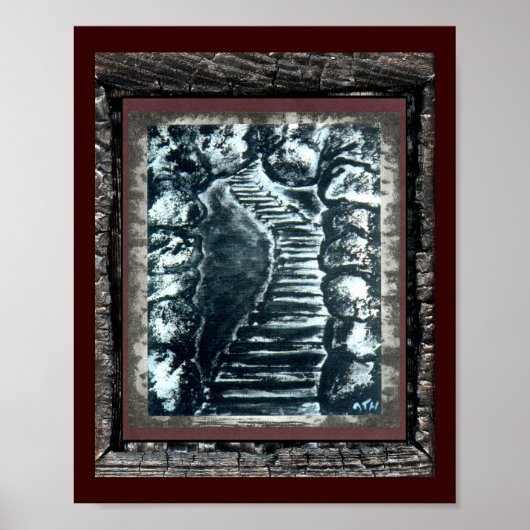 Poster Chemin de pierre (Devant)