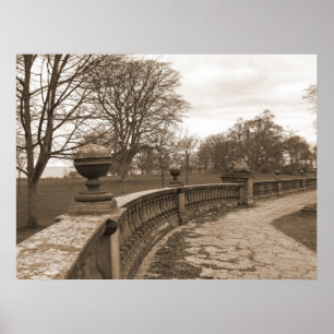 Poster Chemin de promenade romantique