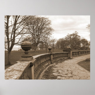 Poster Chemin de promenade romantique