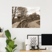 Poster Chemin de promenade romantique (Bureau à domicile)