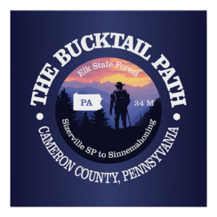 Poster Chemin de queue de seau (rd2)