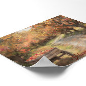 Poster Chemin de récolte d'or (Coin)